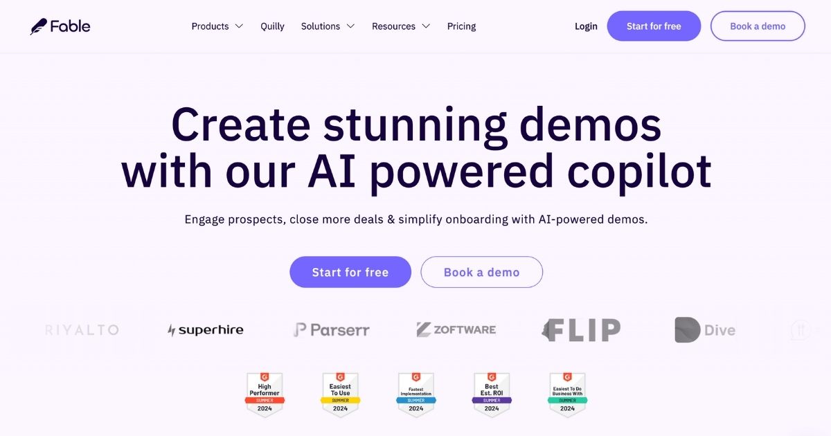 Fable: AI-powered interactive demo tool [Video]