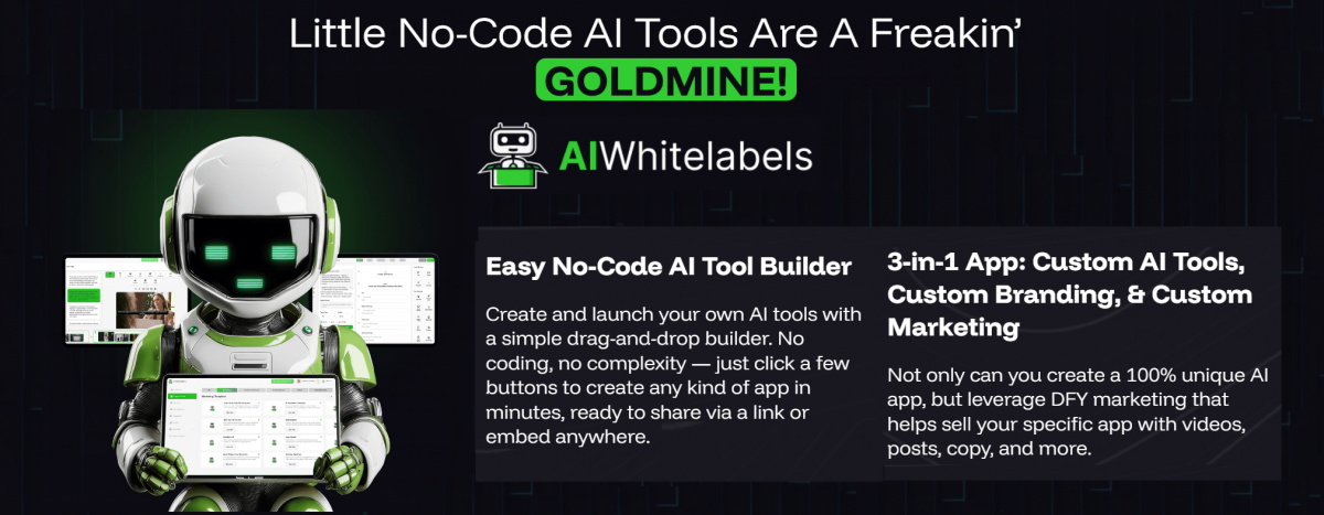 AIWhiteLabelsCreates a 100% Unique Automated SaaS Tool  Online Marketing Scoops [Video]