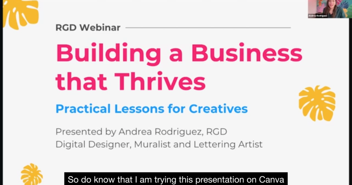 Building a Business That Thrives: Practical Lessons for Creative Entrepreneurs [Video]