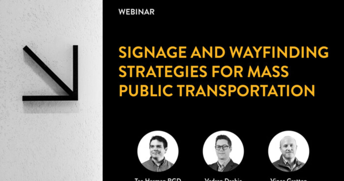 Signage and Wayfinding Strategies for Mass Public Transportation [Video]