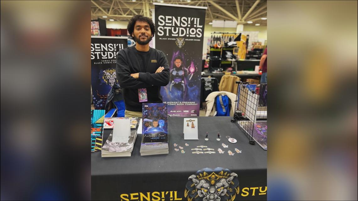 Meet Iowa’s first comic book publisher: Basi Affia with Sensiil Studios [Video]